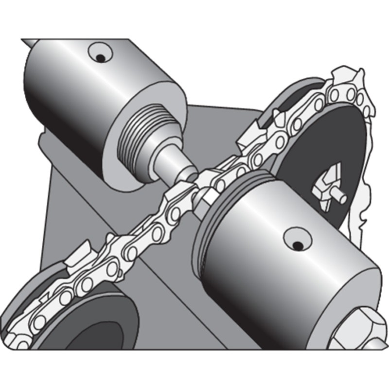 Nitownica do łańcuchów pilarek YATO YT-84970 GRD 1/4'' stal A3 1 sztuka