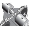 Nitownica do łańcuchów pilarek YATO YT-84970 GRD 1/4'' stal A3 1 sztuka