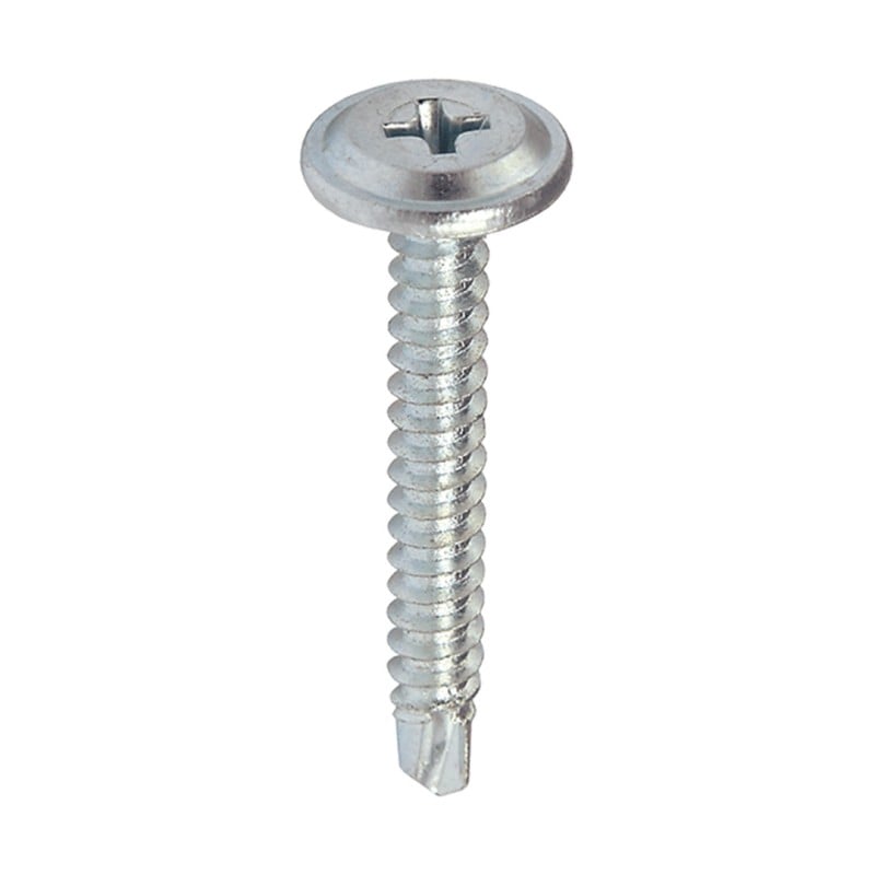Wkręt samowiercący podkładkowy WKRĘT-MET WSPC-4219 PH2 4,2x19mm ocynk 1000szt.
