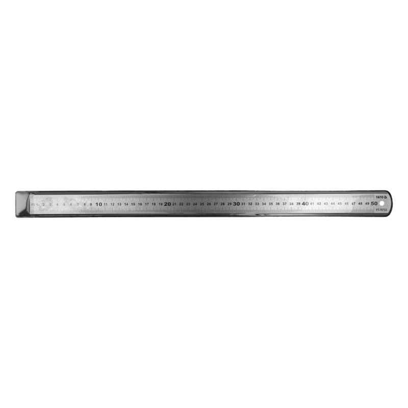 Liniał mierniczy linijka Yato YT-70722 stal nierdzewna 500 mm klasa II