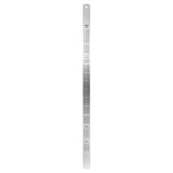 Liniał mierniczy linijka Yato YT-70723 stal nierdzewna 600 mm klasa II