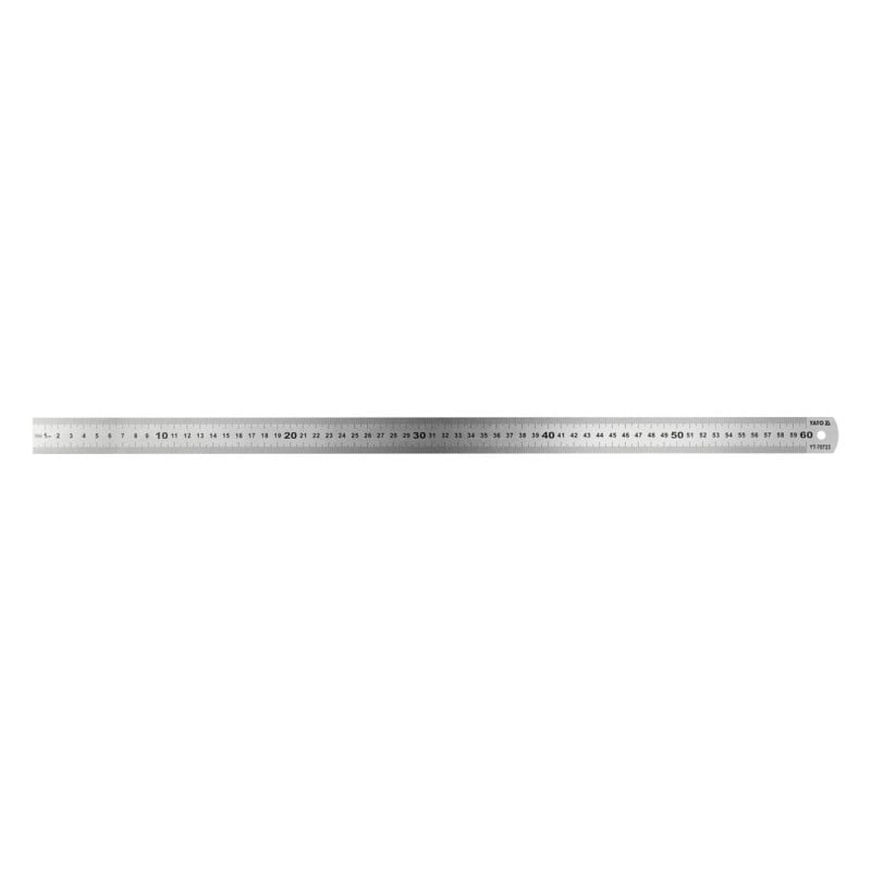 Liniał mierniczy linijka Yato YT-70723 stal nierdzewna 600 mm klasa II
