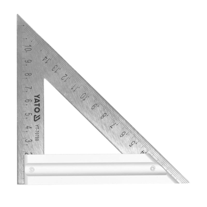 Ekierka metalowa Yato YT-70780 170 mm ze stopką stal nierdzewna aluminium