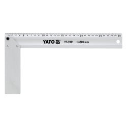 Kątownik aluminiowy Yato YT-7081 300 mm 45° 90° utwardzany