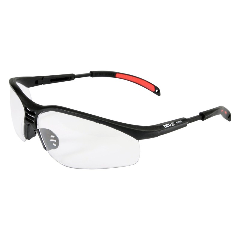 Okulary ochronne Yato YT-7363 bezbarwne EN166 UV Klasa 1 PC Nylon