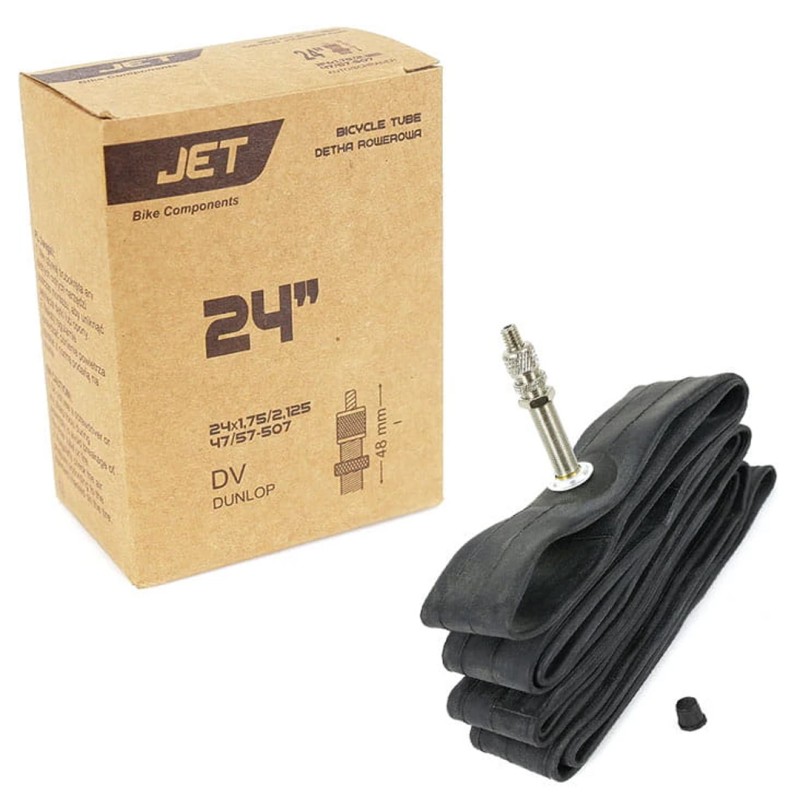 Dętka rowerowa JET 24x1.75-2.125 DV 48 mm butyl do roweru 24"