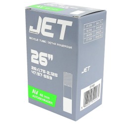 Dętka rowerowa JET 26x1.75-2.125 AV 48mm butyl samochodowy DV do roweru 26"