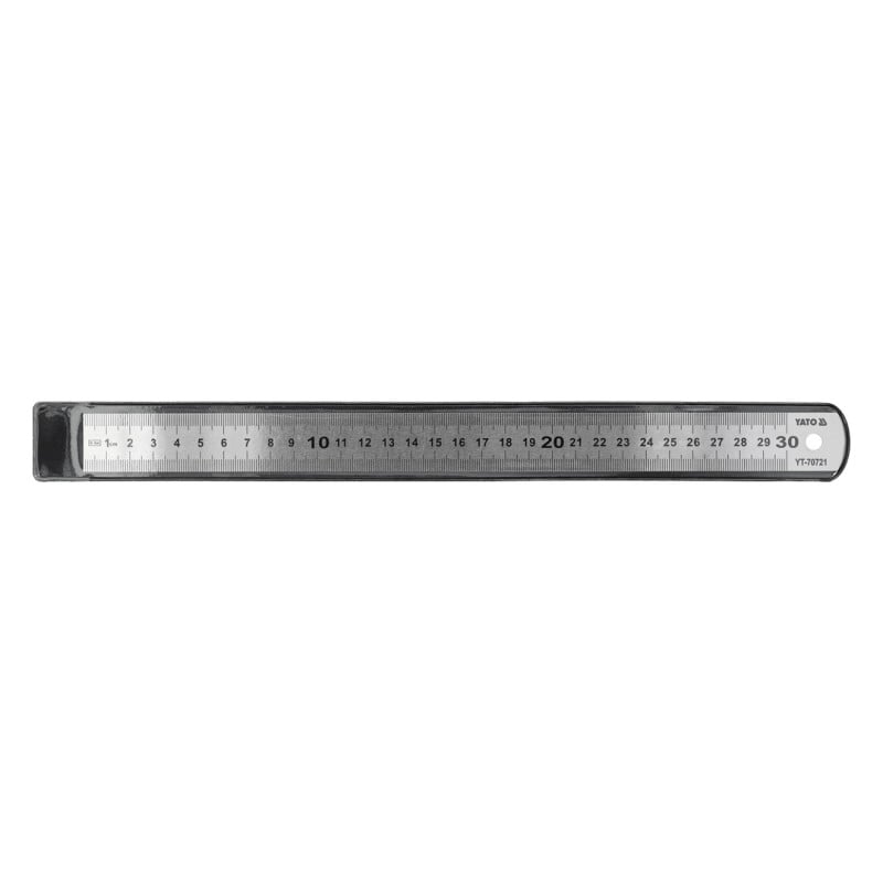 Liniał mierniczy linijka Yato YT-70721 stal nierdzewna 300 mm klasa II