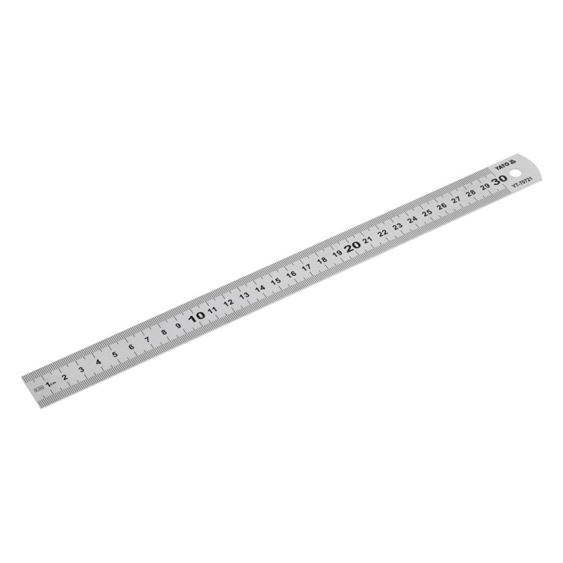 Liniał mierniczy linijka Yato YT-70721 stal nierdzewna 300 mm klasa II