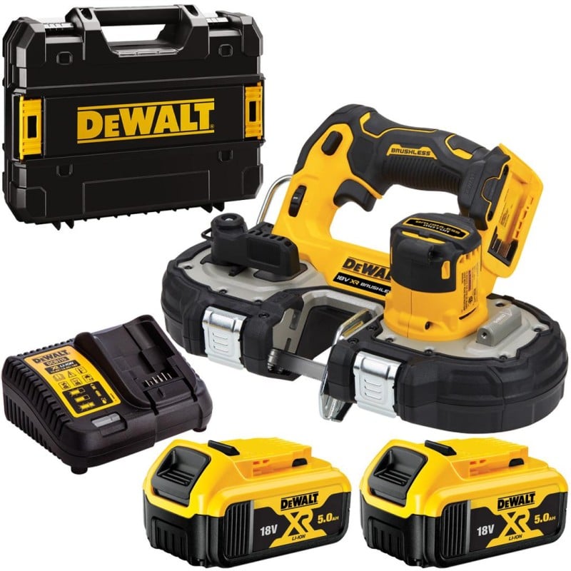 Pilarka piła taśmowa 18V 2x5Ah DeWALT DCS377P2