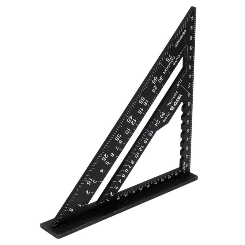 Kątownik ciesielski Yato YT-70786 180 mm aluminiowy metryczny i calowy