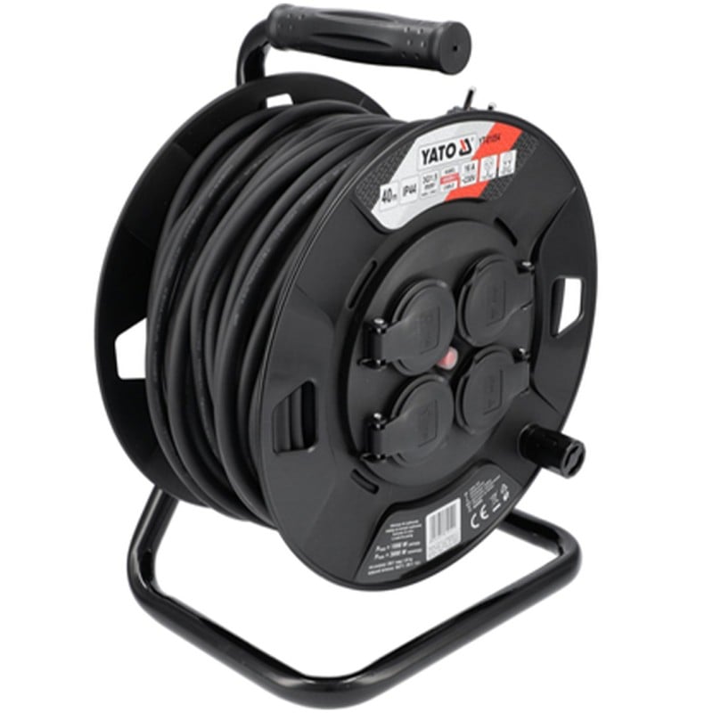 Przedłużacz bębnowy YATO YT-81054 40m GRF 16A 50Hz H05RR-F IP44 1000W 3000W