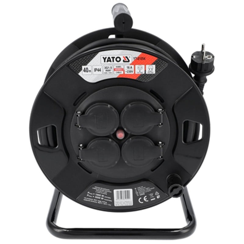 Przedłużacz bębnowy YATO YT-81054 40m GRF 16A 50Hz H05RR-F IP44 1000W 3000W