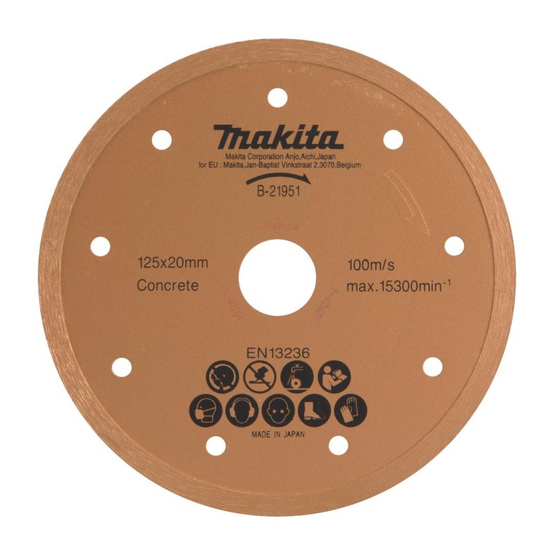 Akumulatorowa przecinarka do glazury Makita DCC500RTE 125mm 2x5Ah + tarcza B-21951