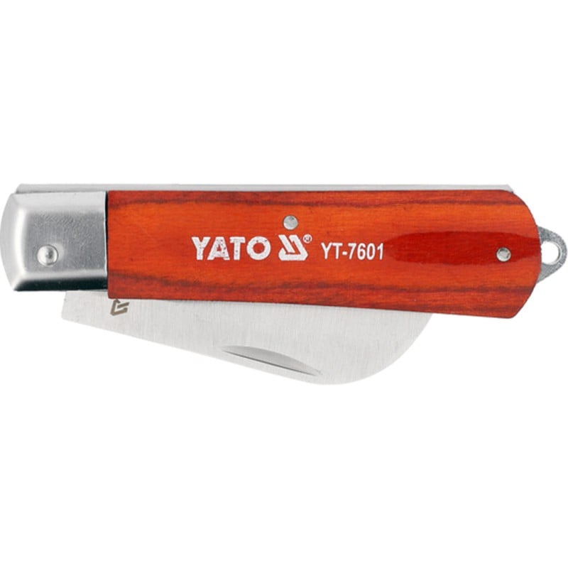 Nóż monterski składany sierpak YATO YT-7601 GRD 190mm 42-48HRC hakowy 1 sztuka