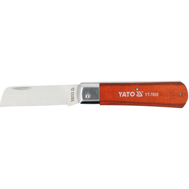 Nóż monterski składany prosty YATO YT-7600 GRD 200mm 42-48HRC 1 sztuka