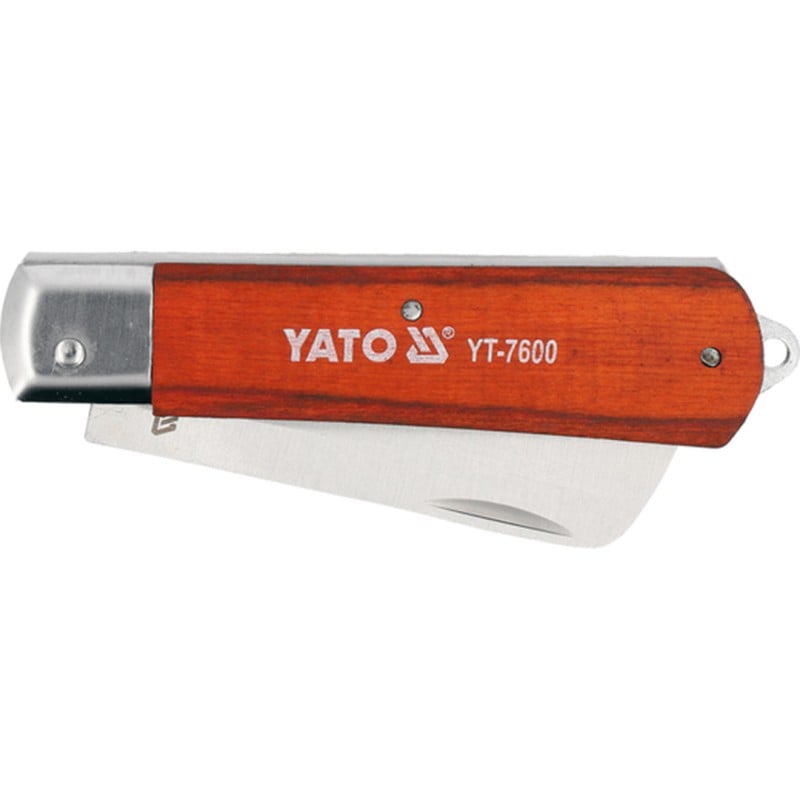Nóż monterski składany prosty YATO YT-7600 GRD 200mm 42-48HRC 1 sztuka