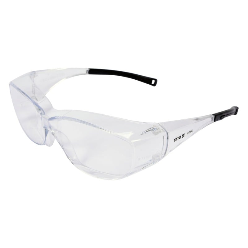 Okulary ochronne Yato YT-73602 Fit Over EN166 bezbarwne PC