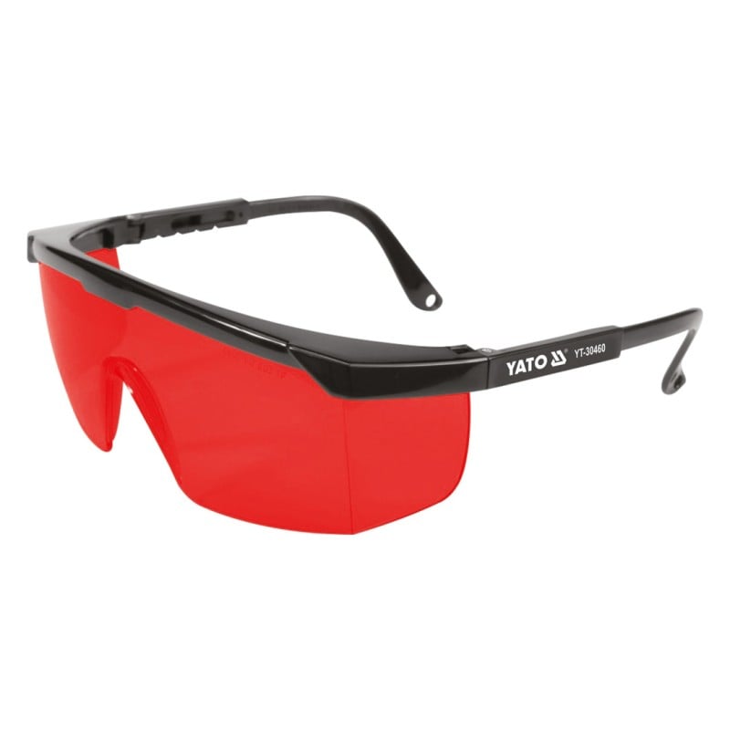 Okulary do lasera Yato YT-30460 czerwone regulowane PC PVC