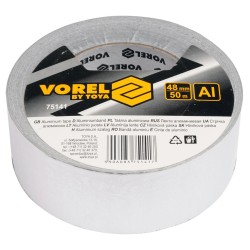 Taśma aluminiowa Vorel 75141 48 mm x 50 m do izolacji wew/zew TAL 48/50