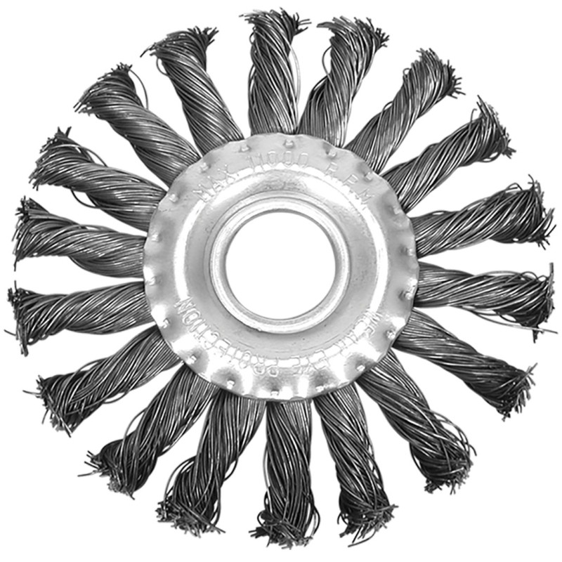 Szczotka tarczowa Vorel 06981 100 mm drut splatany stal 11000 obr./min