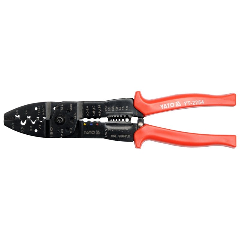 Szczypce wielofunkcyjne YATO YT-2254 6w1 250mm ściągacz izolacji