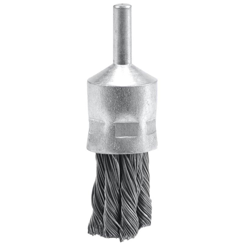 Szczotka czołowa z trzpieniem Vorel 06995 22 mm drut splatany stal 4500 obr./min