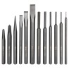 Zestaw przecinaków i punktaktów YATO YT-4714 CrV 6,8mm czerniony 12 sztuk
