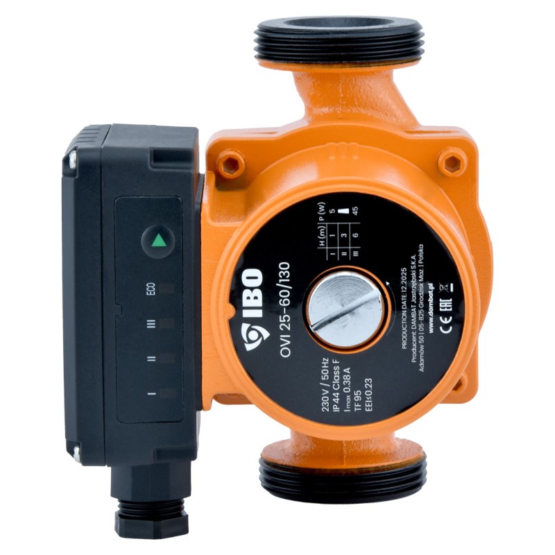 Pompa obiegowa elektroniczna IBO KAT01774 OVI 25/60 130mm C.O. IP44 10bar
