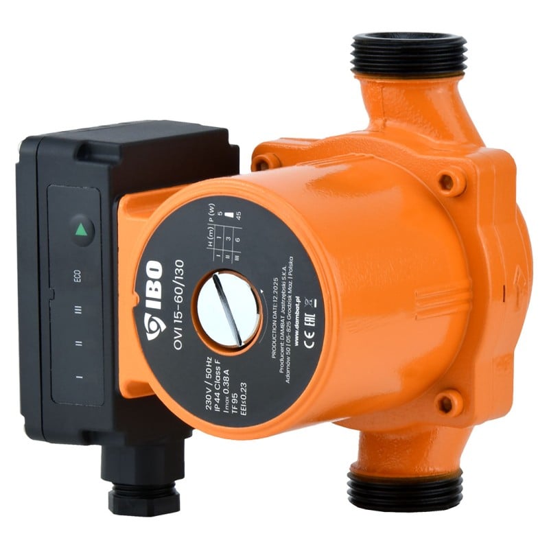 Pompa obiegowa elektroniczna IBO KAT01767 OVI 15/60 130mm C.O. IP44 10bar