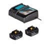 Akumulatorowa szlifierka kątowa Makita DGA504RTJ 125mm 18V 2x5Ah BL XPT LXT walizka