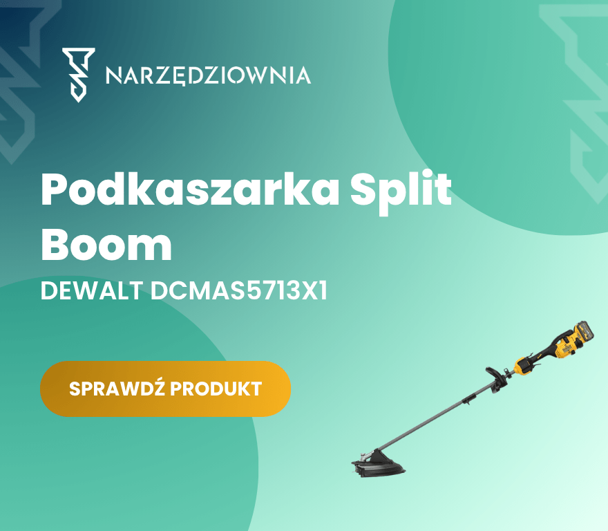Baner z podkaszarką Split Boom