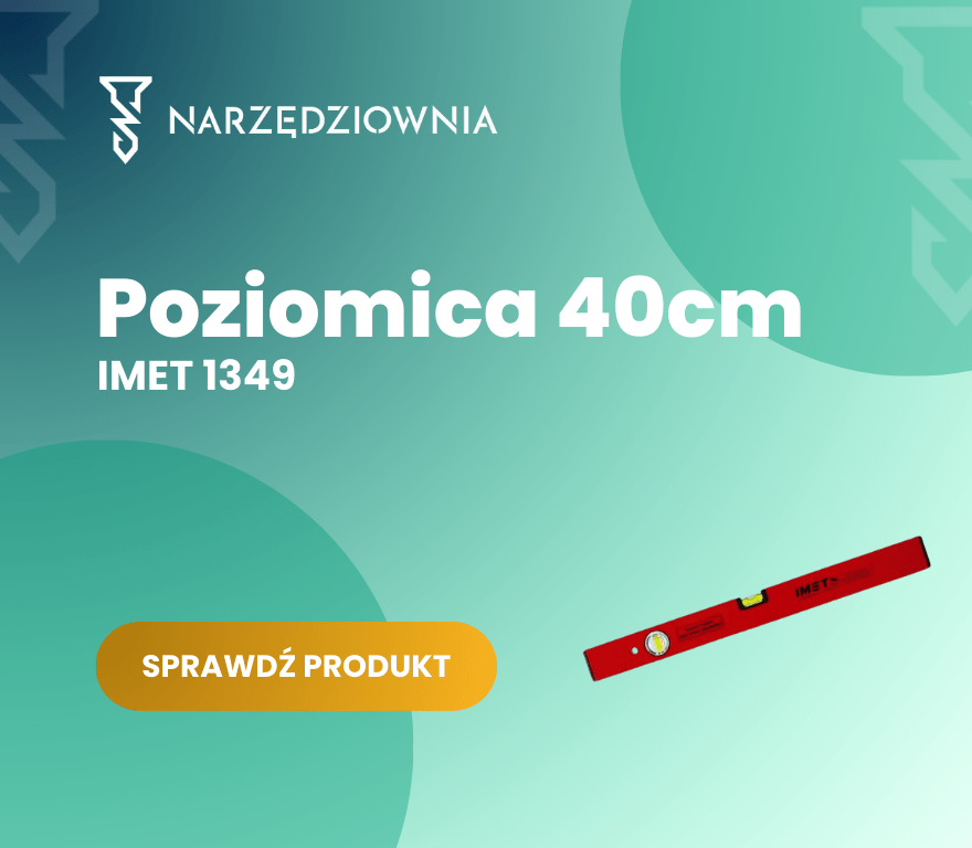 Poziomica 40cm aluminiowa