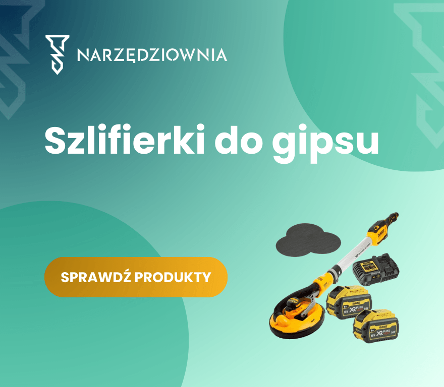 Szlifierki do gipsu