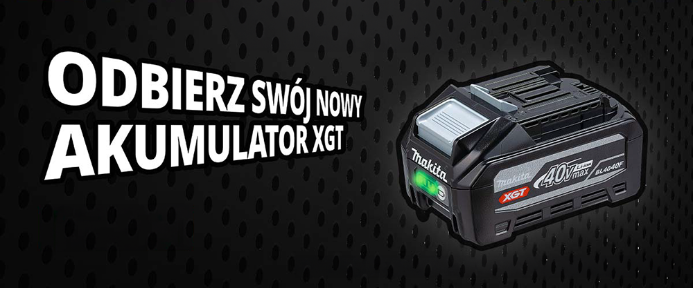 Promocja na akumulator Makita XGT