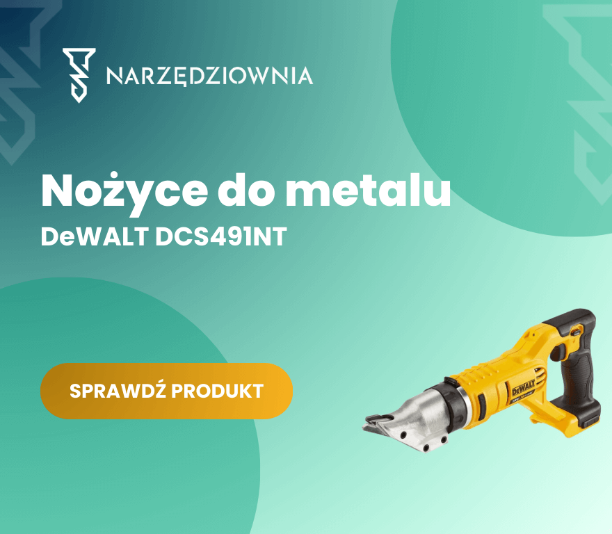 Nożyce do metalu DeWALT DCS491NT 18V XR