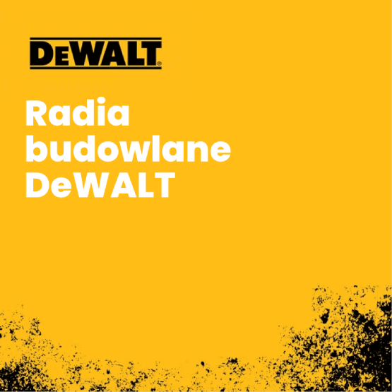 Radio budowlane DeWALT