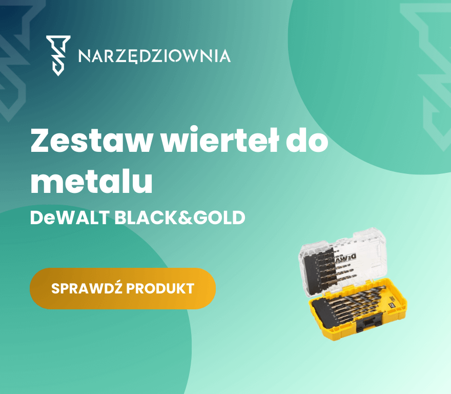 Zestaw wierteł do metalu DeWALT Black & Gold