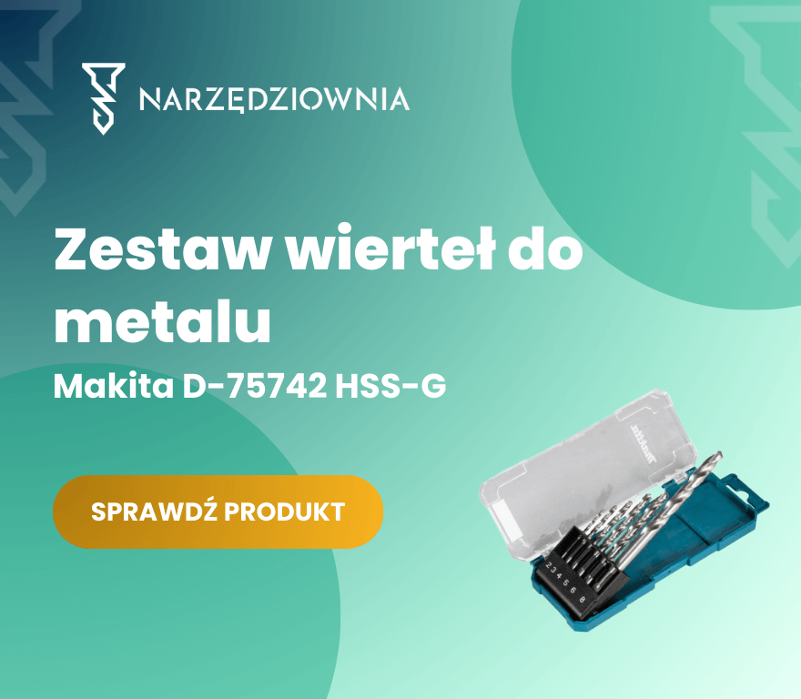 Zestaw wierteł HSS-G Makita D-75742 do wiercenia metalu