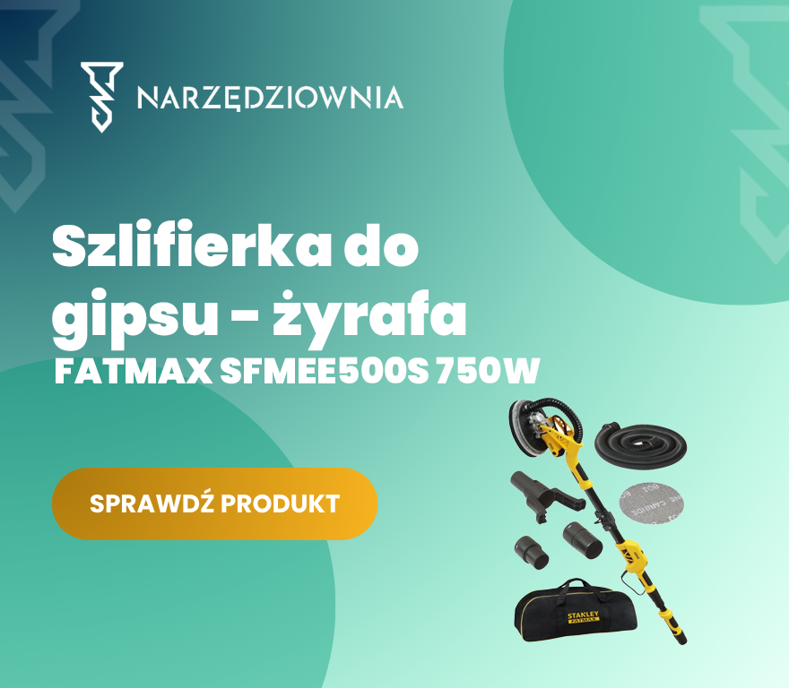 Szlifierka do gipsu 750W Stanley FatMax żyrafa SFMEE500S