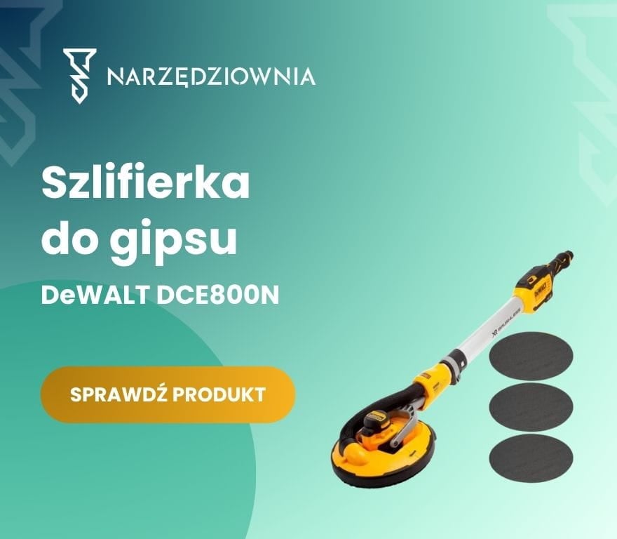 Szlifierka do gipsu DeWalt DCE800N