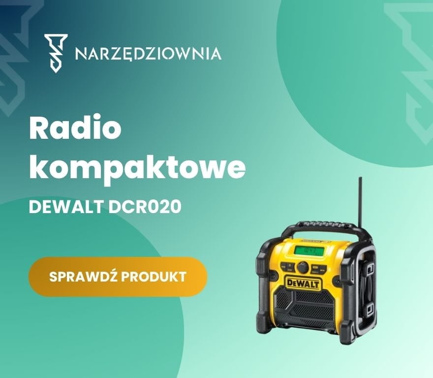 Radio budowlane DeWalt DCR020