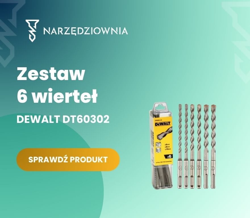 Zestaw wierteł do betonu