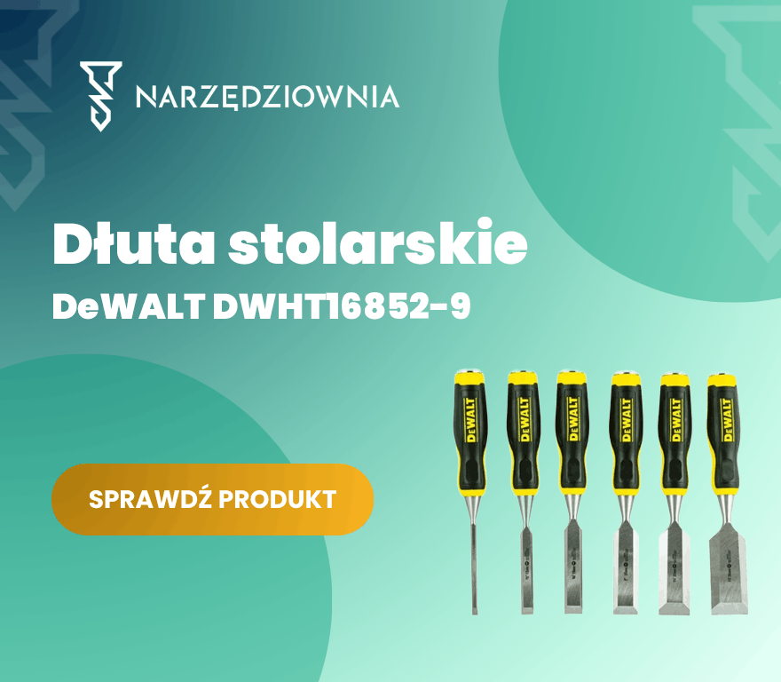 Zestaw dłut stolarskich DeWALT DWHT16852-9