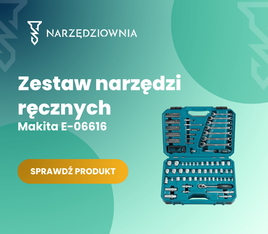 zestaw narzędzi ręcznych 120 części Makita E-06616