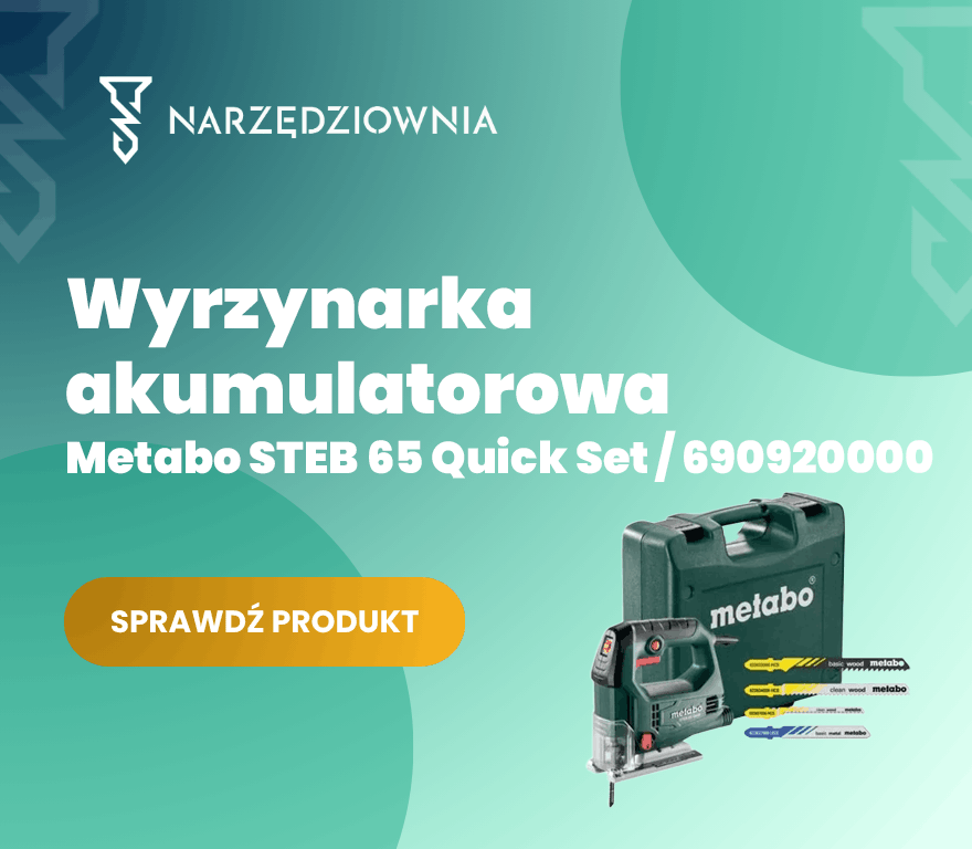 Sieciowa wyrzynarka Metabo STEB 65 Quick Set