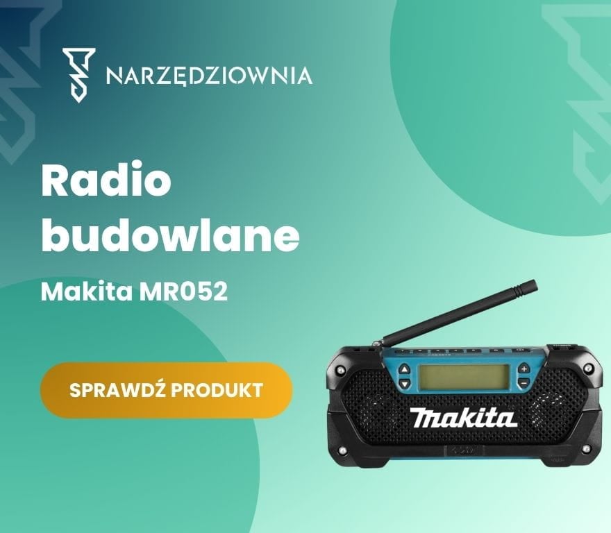 Budżetowe radio akumulatorowe Makita MR052