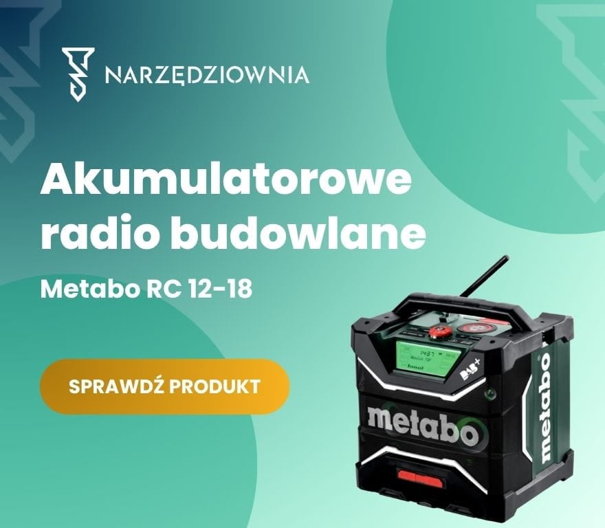 Radio budowlane Metabo RC 12-18V BT DAB+