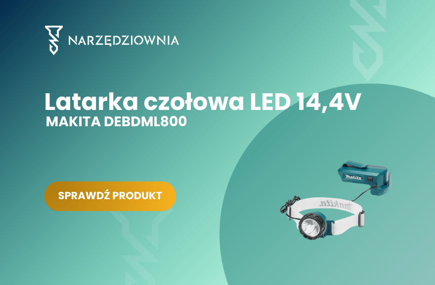 Latarka czołowa led