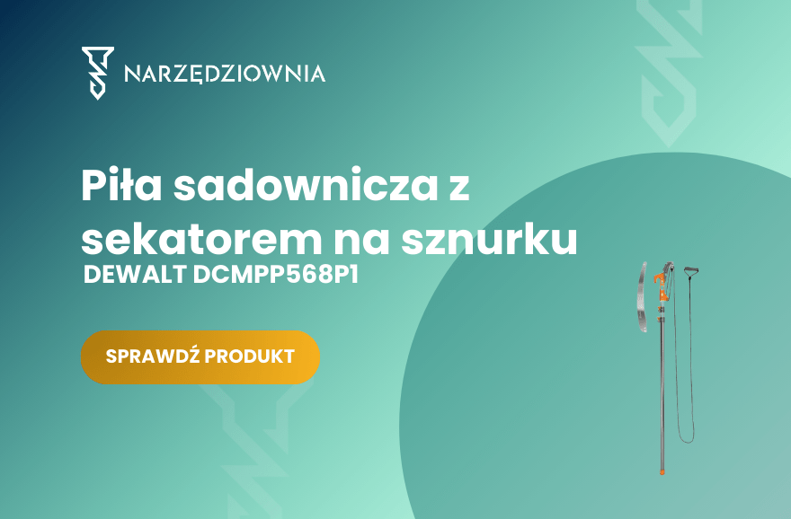 Piła sadownicza z sekatorem na sznurku